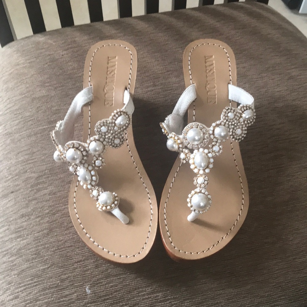 Mystique sandals - worn once ( in the house )